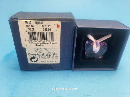 Swarovski Purple Pink Butterfly Ornament 680145