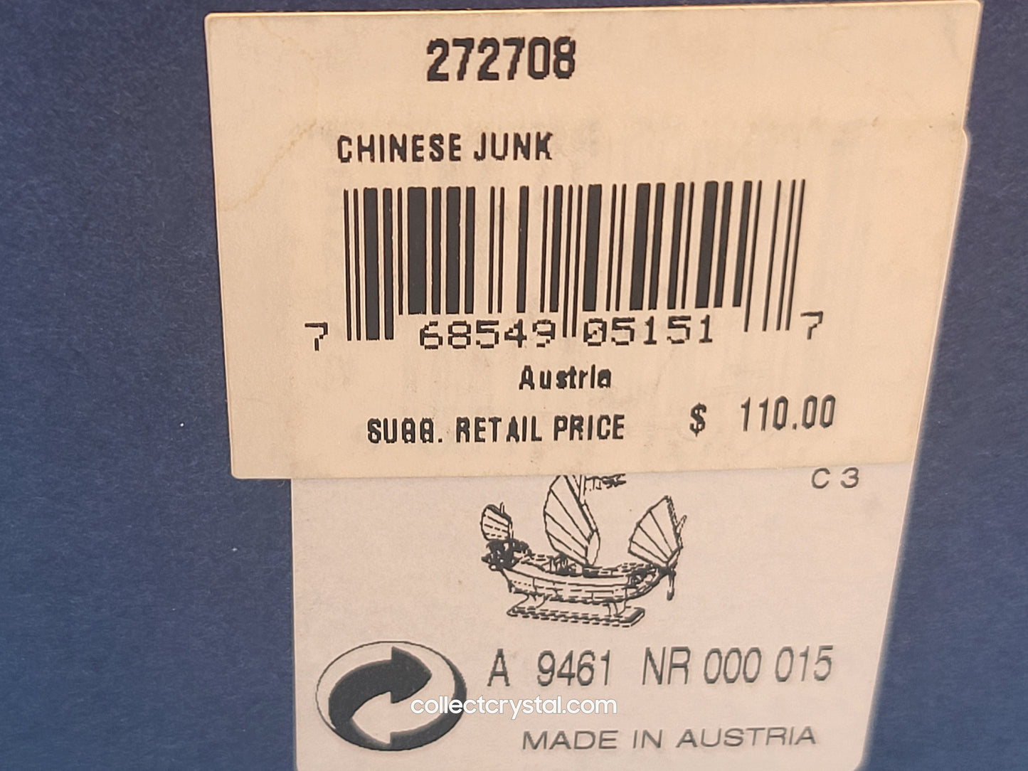 JOURNEYS – CHINESE JUNK GOLD 272708