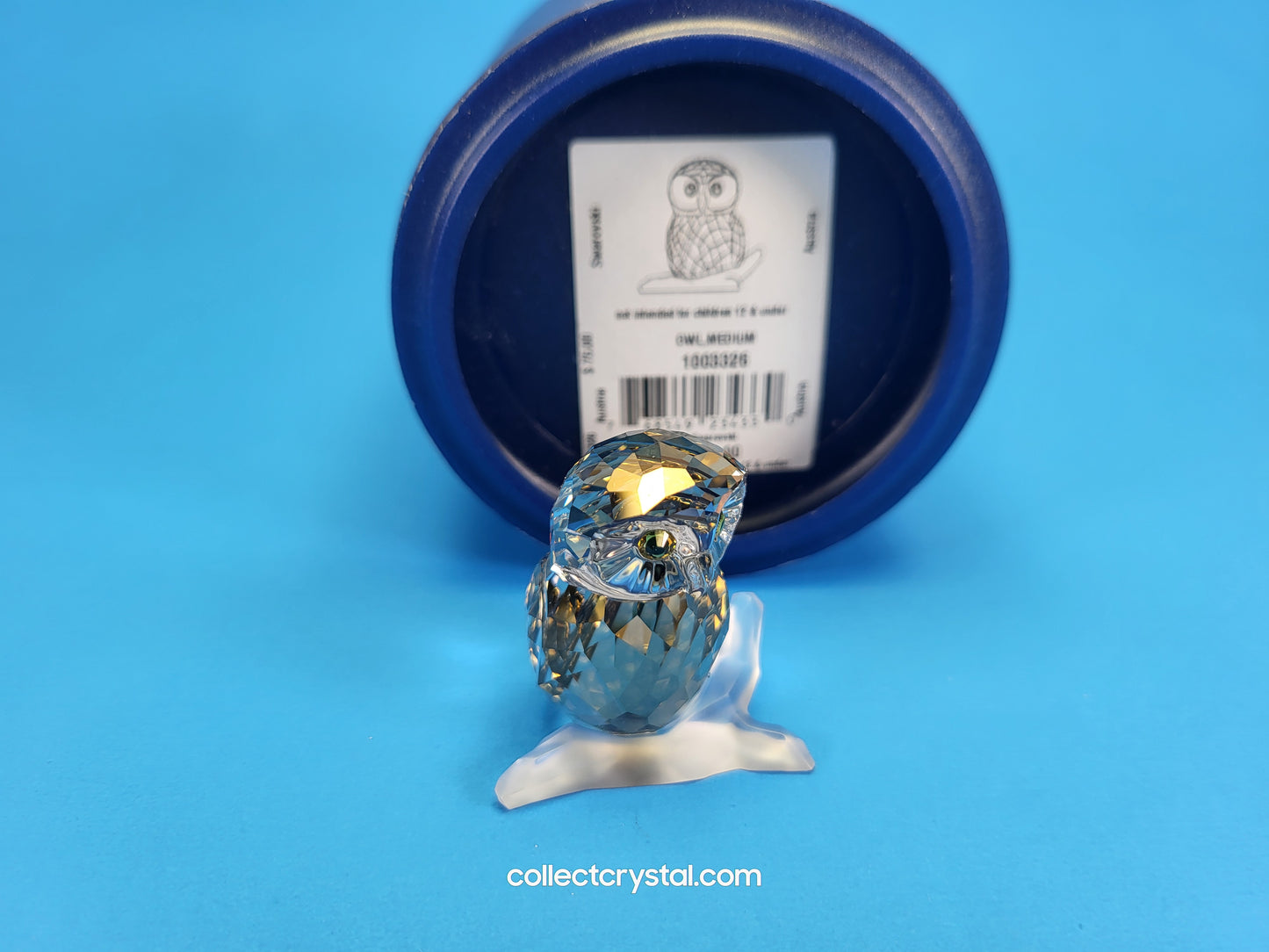 Owl Brown Medium Figurine Signed by Designer # 1003326
