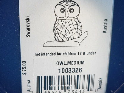 Owl Brown Medium Figurine Signed by Designer # 1003326
