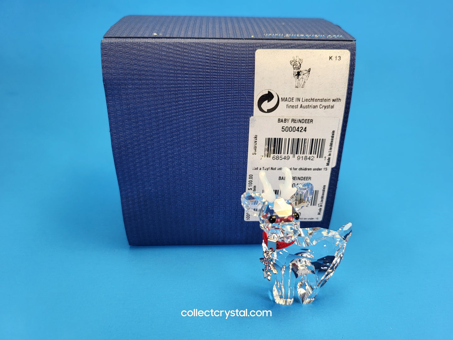 Baby Reindeer # 5000424 Crystal Figurine Christmas Holidays