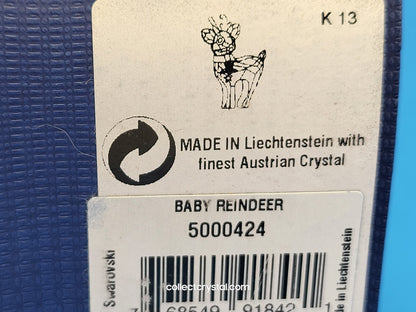 Baby Reindeer # 5000424 Crystal Figurine Christmas Holidays
