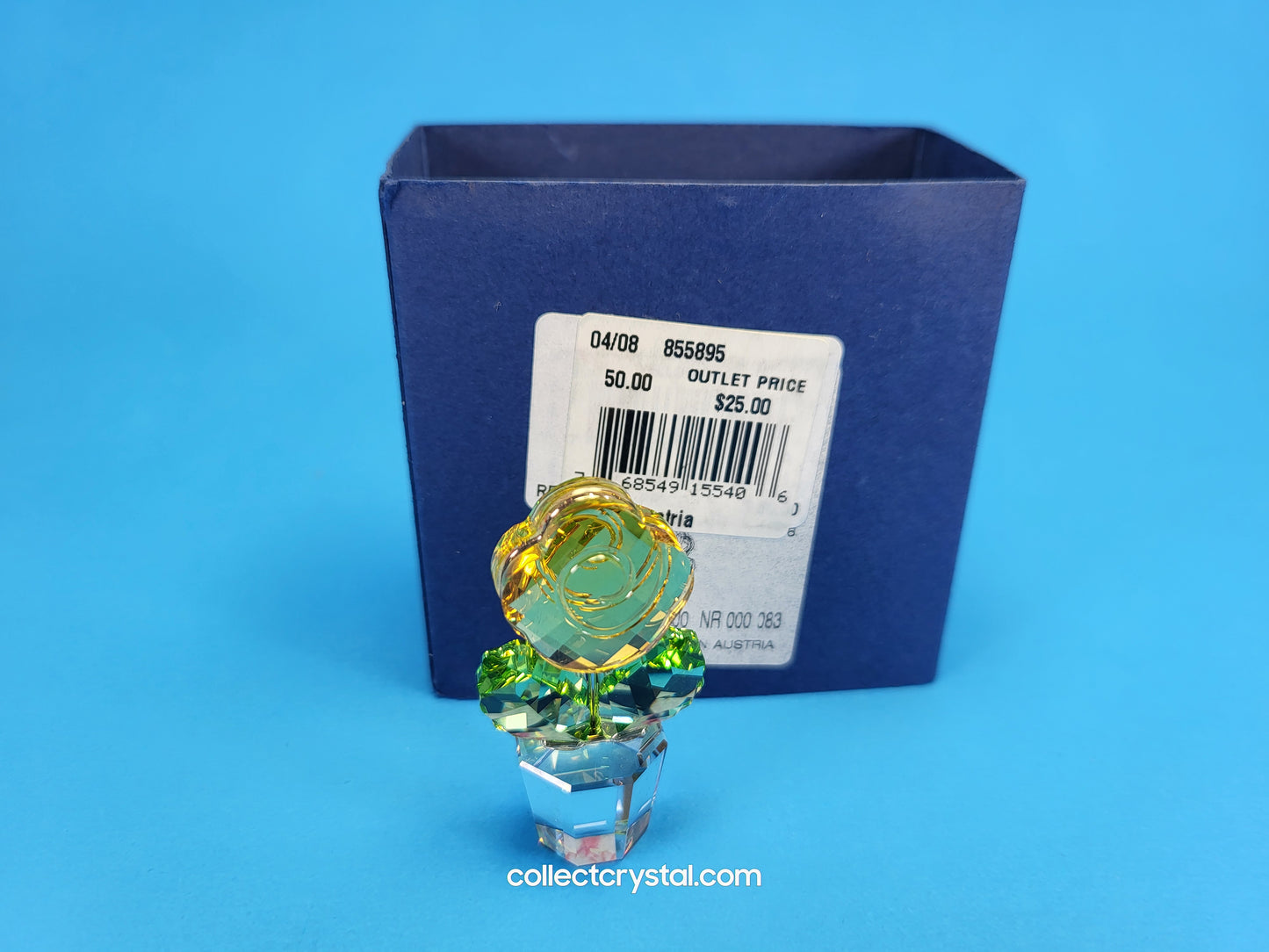 Happy Flower  - Yellow Rose Figurine # 855895 or # 9400 NR 083