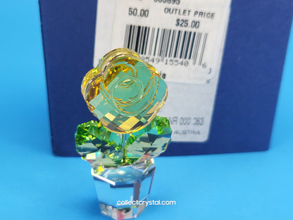 Happy Flower  - Yellow Rose Figurine # 855895 or # 9400 NR 083