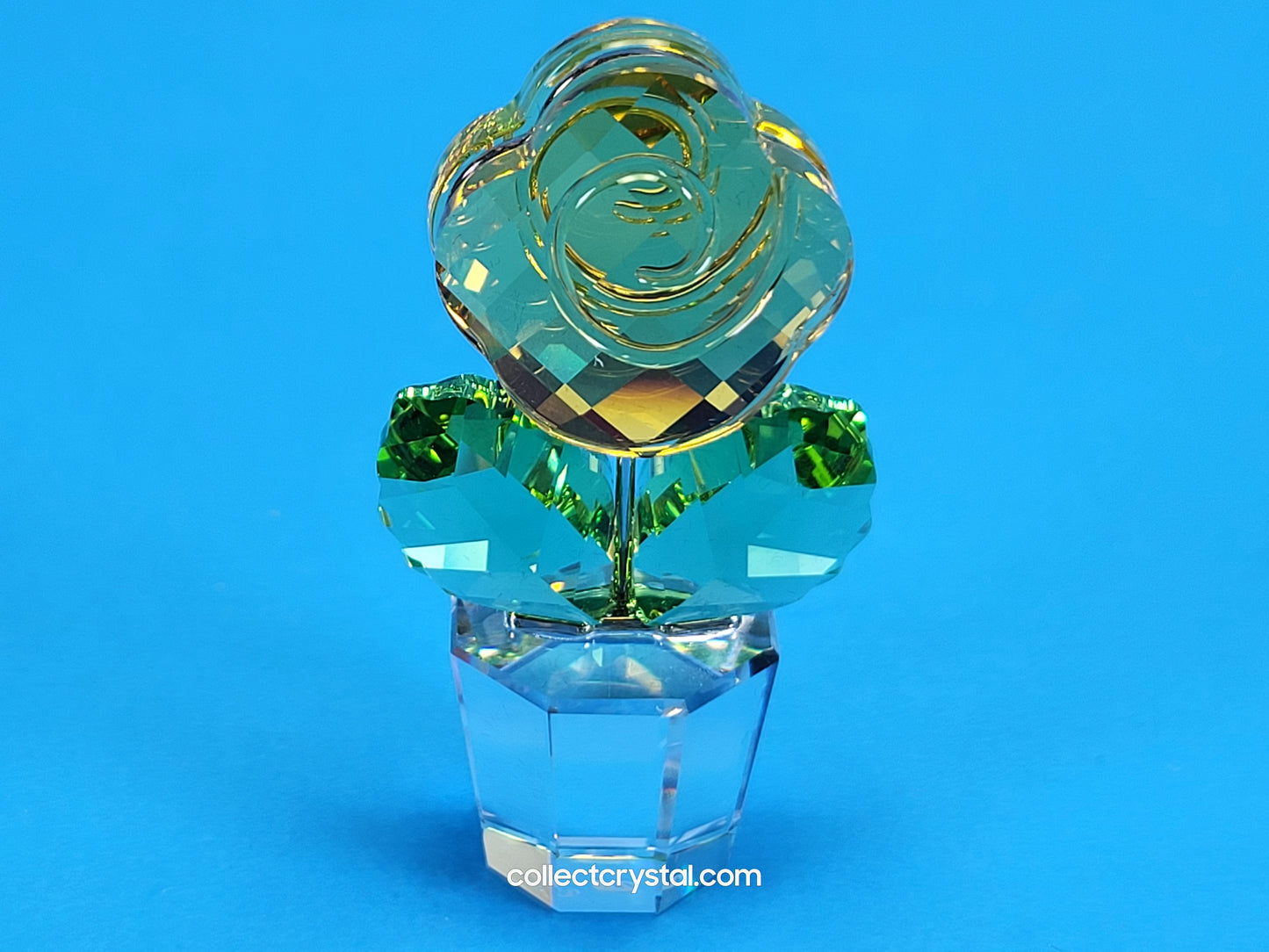 Happy Flower  - Yellow Rose Figurine # 855895 or # 9400 NR 083