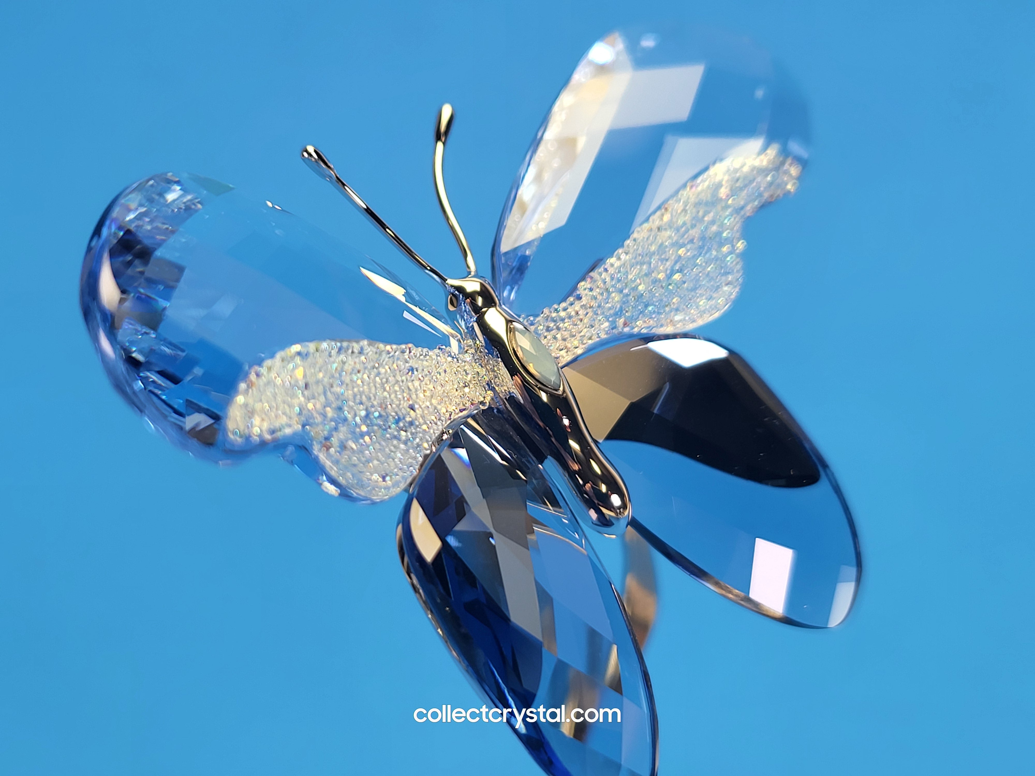 【希少】SWAROVSKI スワロフスキー 置物 パラダイス 蝶 Amalia PARADISE BUGS OBJECT – BUTTERFLY AMALIA LAVENDER 861935 – Collect