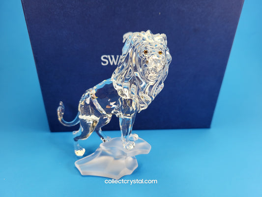 SWAROVSKI LION STANDING ON A ROCK 269377