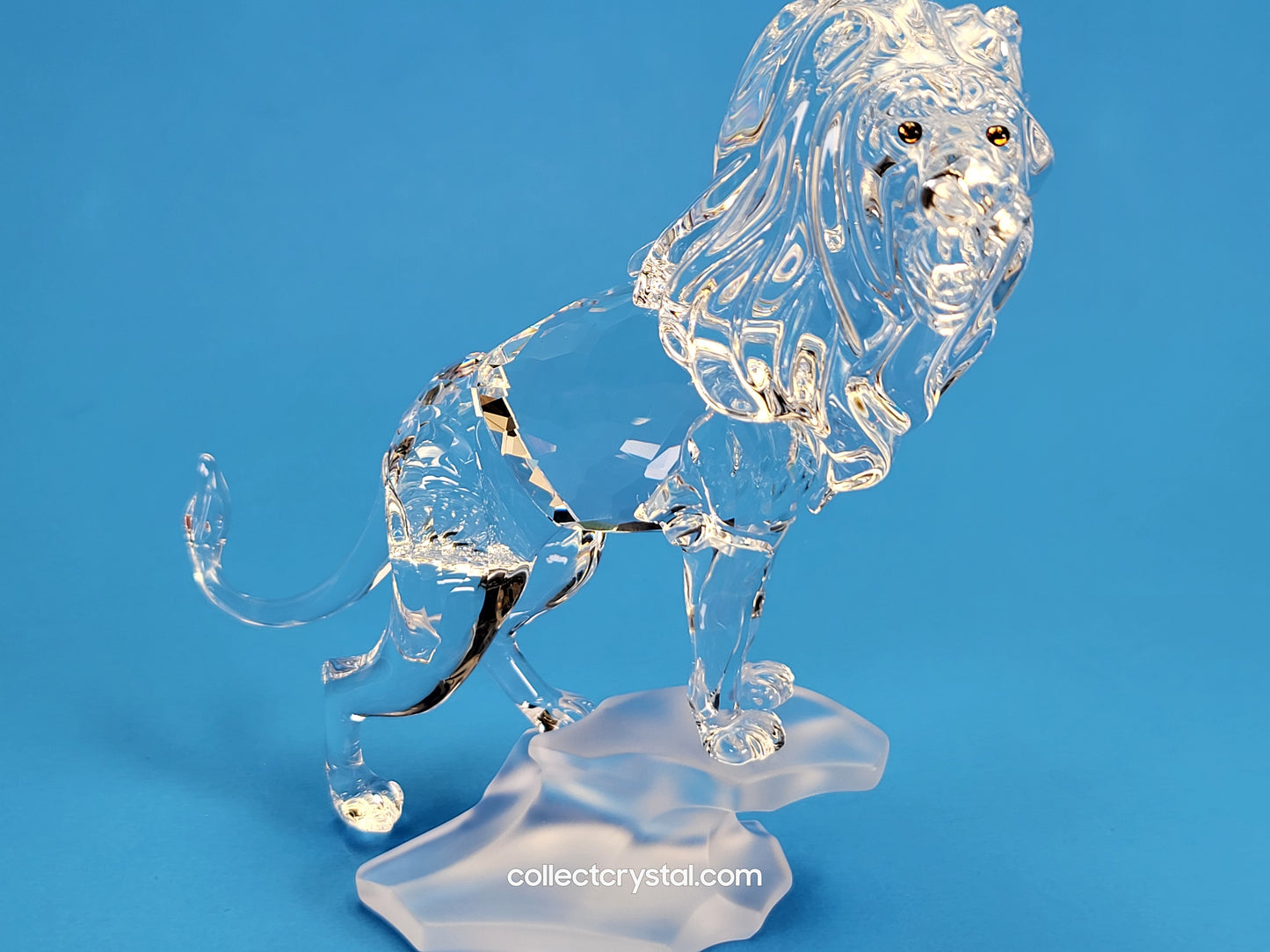 SWAROVSKI LION STANDING ON A ROCK 269377