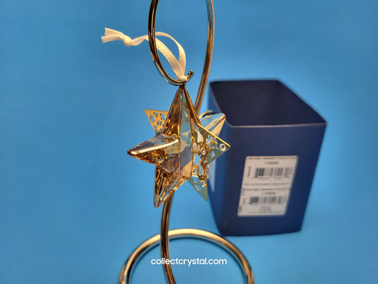 SWAROVSKI CHRISTMAS ORNAMENT – STAR CRYSTAL GOLDEN SHADOW 1140008