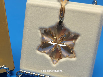 SWAROVSKI 2014 CHRISTMAS ORNAMENT GOLD SCS LITTLE 5059029