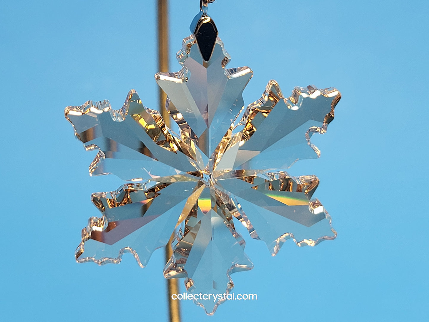 SWAROVSKI 2014 CHRISTMAS ORNAMENT GOLD SCS LITTLE 5059029