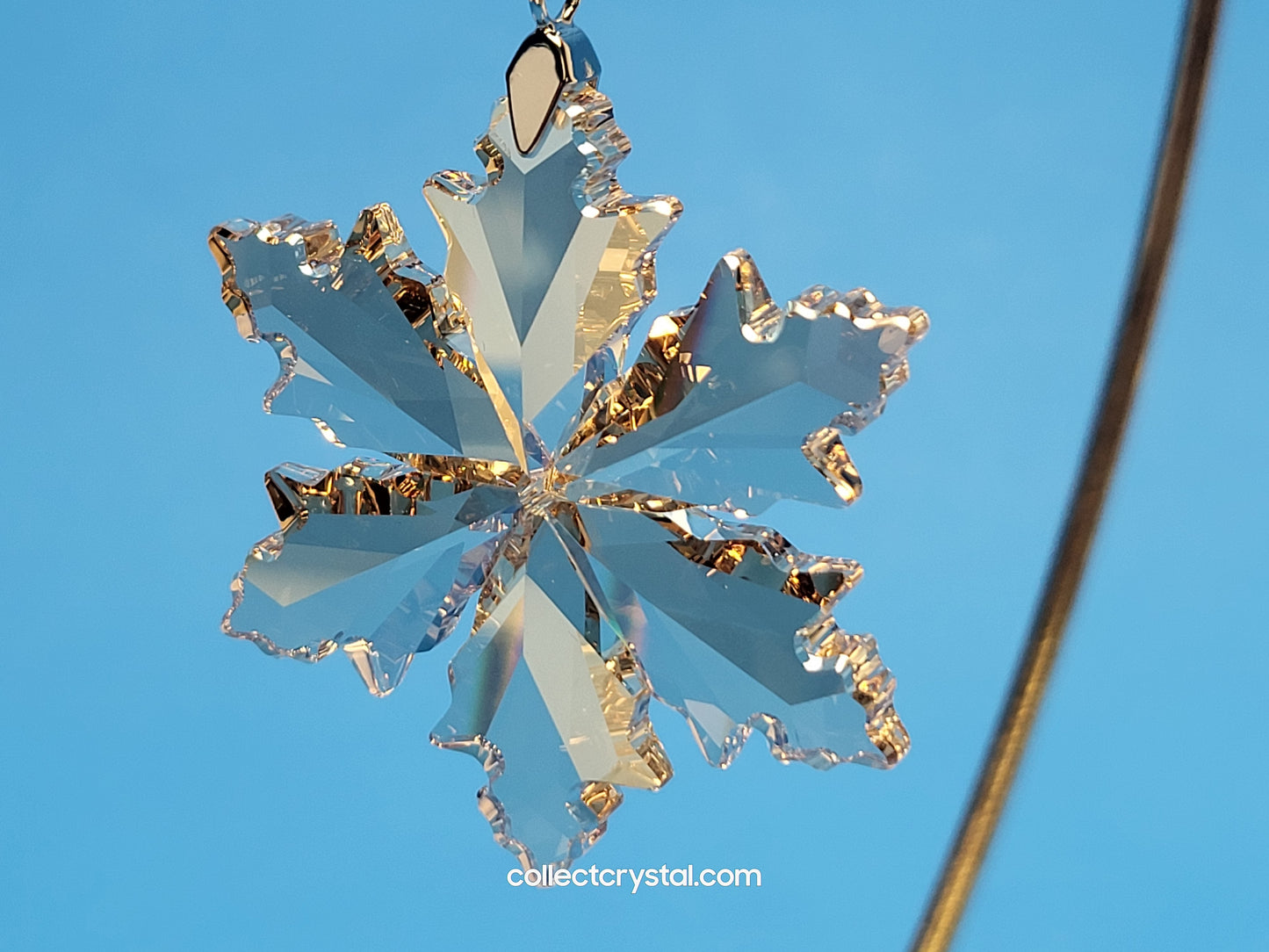 SWAROVSKI 2014 CHRISTMAS ORNAMENT GOLD SCS LITTLE 5059029