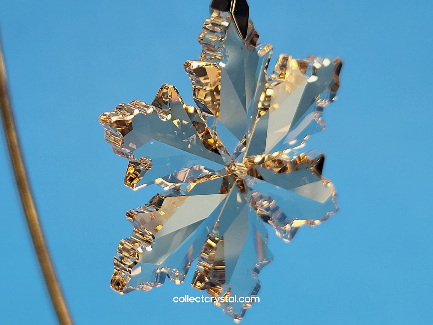 SWAROVSKI 2014 CHRISTMAS ORNAMENT GOLD SCS LITTLE 5059029