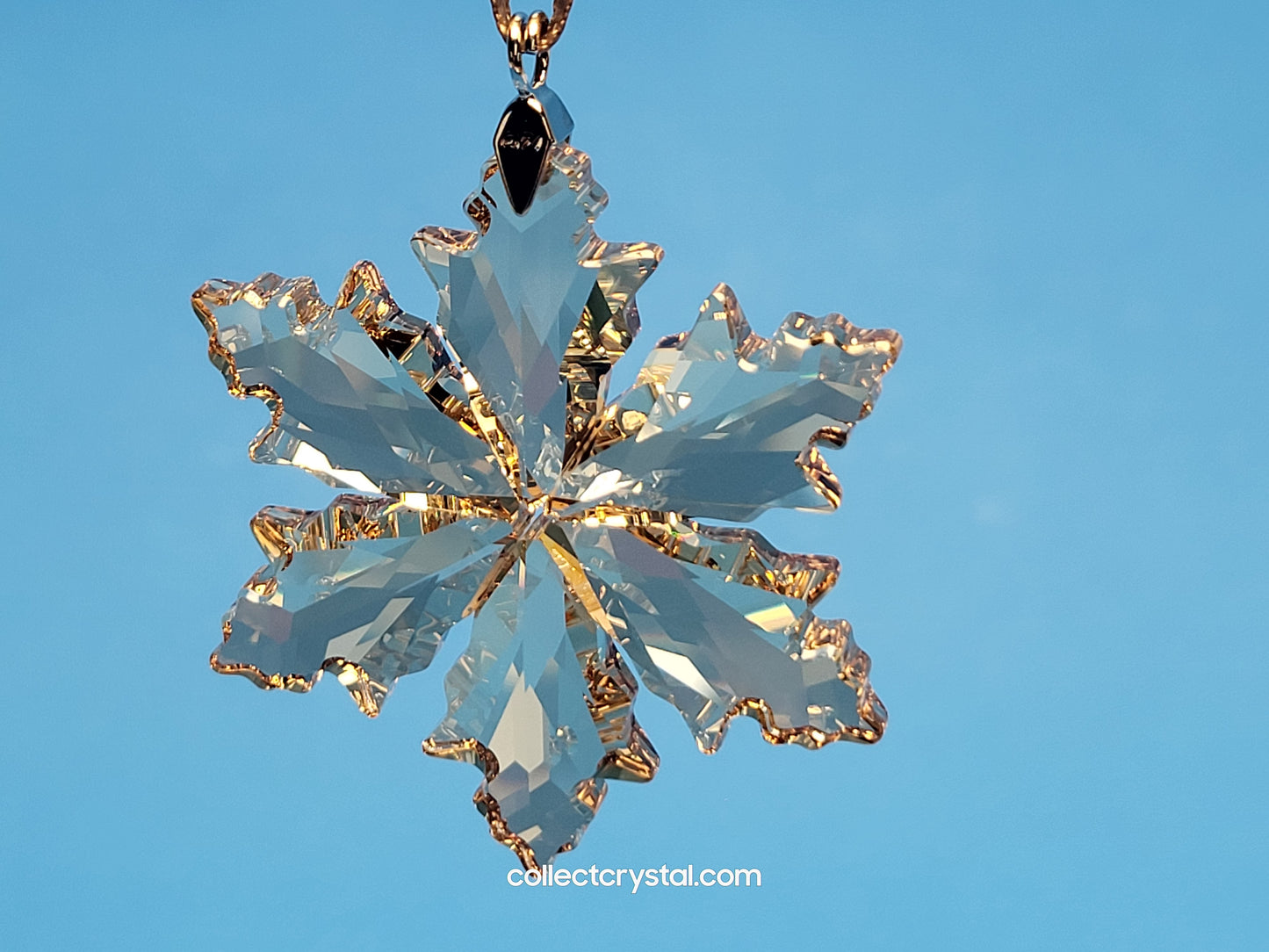 SWAROVSKI 2014 CHRISTMAS ORNAMENT GOLD SCS LITTLE 5059029