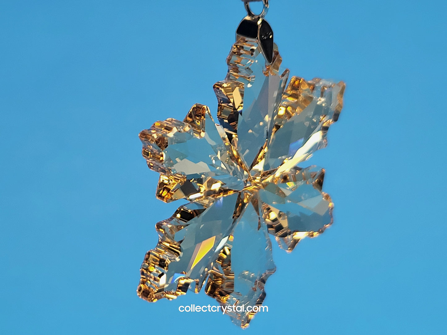SWAROVSKI 2014 CHRISTMAS ORNAMENT GOLD SCS LITTLE 5059029