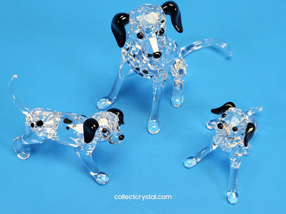 Dalmations Dogs - Set of 3 Mother & standing and sitting Puppies -628909, 628947, & 628948