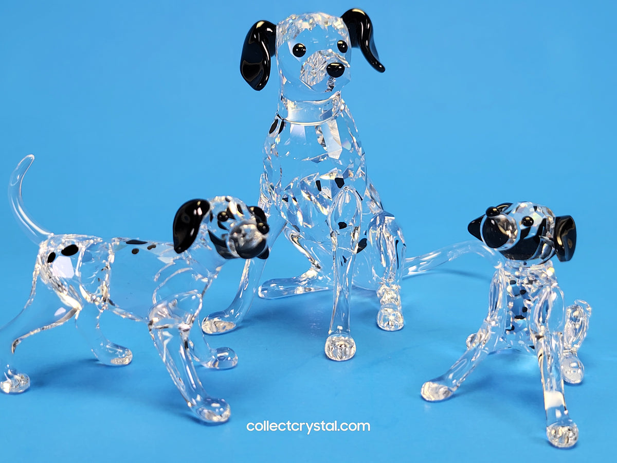 Dalmations Dogs - Set of 3 Mother & standing and sitting Puppies -628909, 628947, & 628948