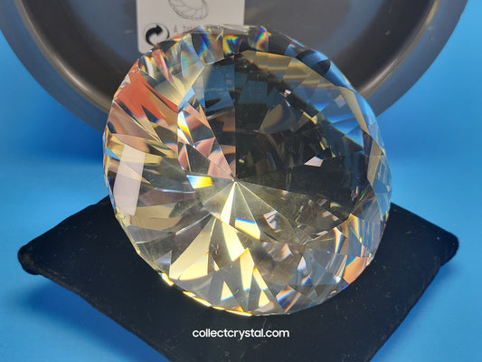 PAPERWEIGHT – CHATON SWIRLED / WAVY FACETS 238167