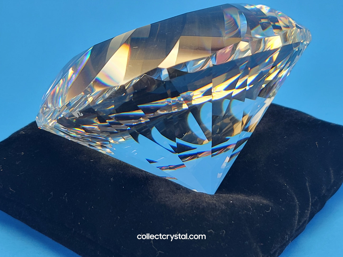 PAPERWEIGHT – CHATON SWIRLED / WAVY FACETS 238167