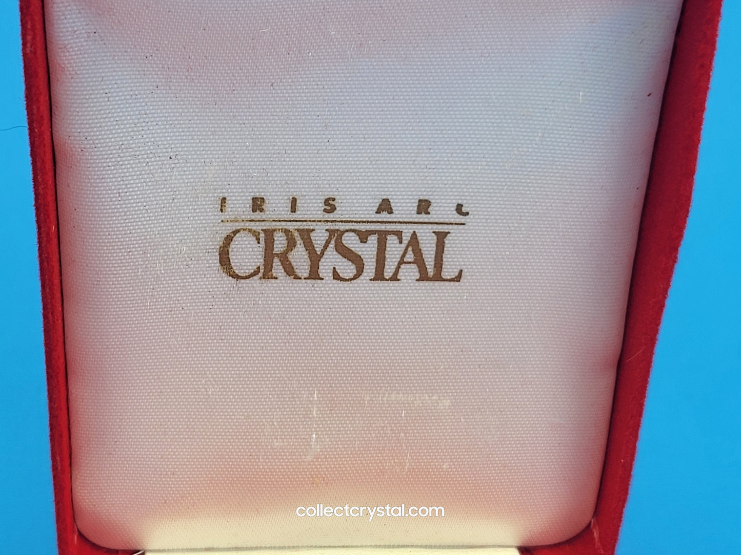 Iris Arc Merry Christmas Crystal Ornament 1988