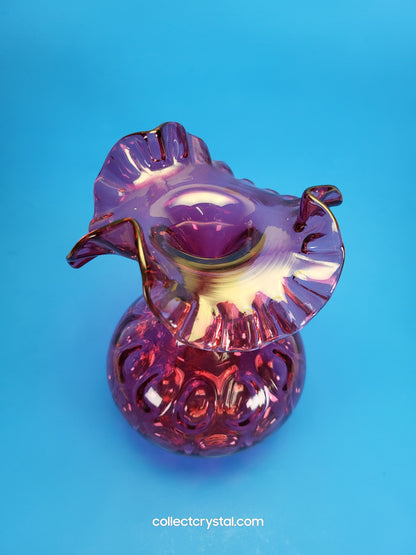 Fenton Cranberry Vase