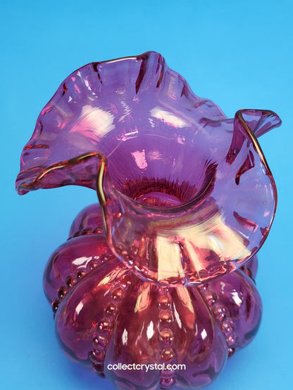 Fenton Cranberry Vase