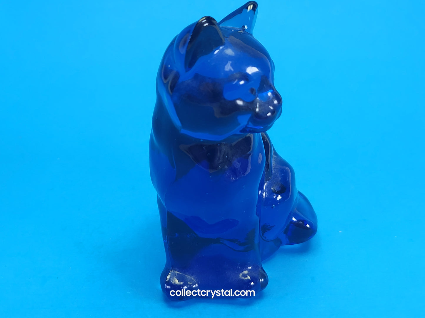 Fenton Colbalt Blue Cat