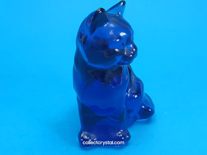 Fenton Colbalt Blue Cat