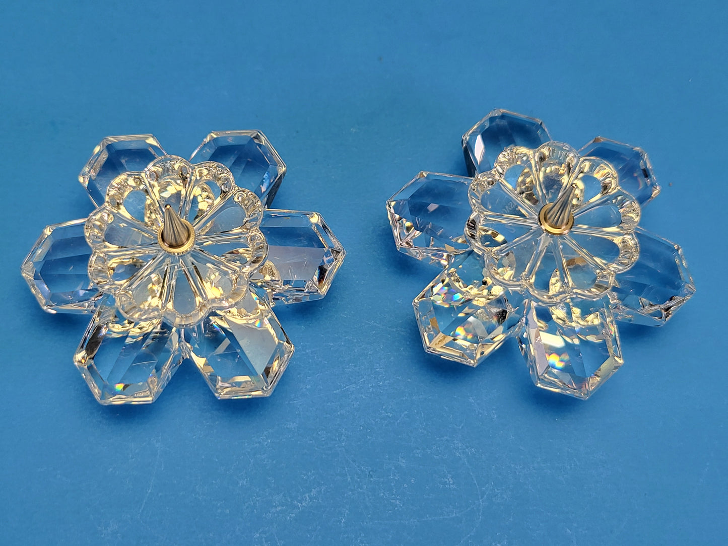 CANDLEHOLDER 101 SNOWFLAKE 010090 Set of 2