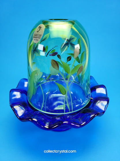 Fenton Lily pond Fairy Lamp