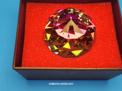 PAPERWEIGHT – ROUND 50mm CRYSTAL Vitral Medium 7404050095
