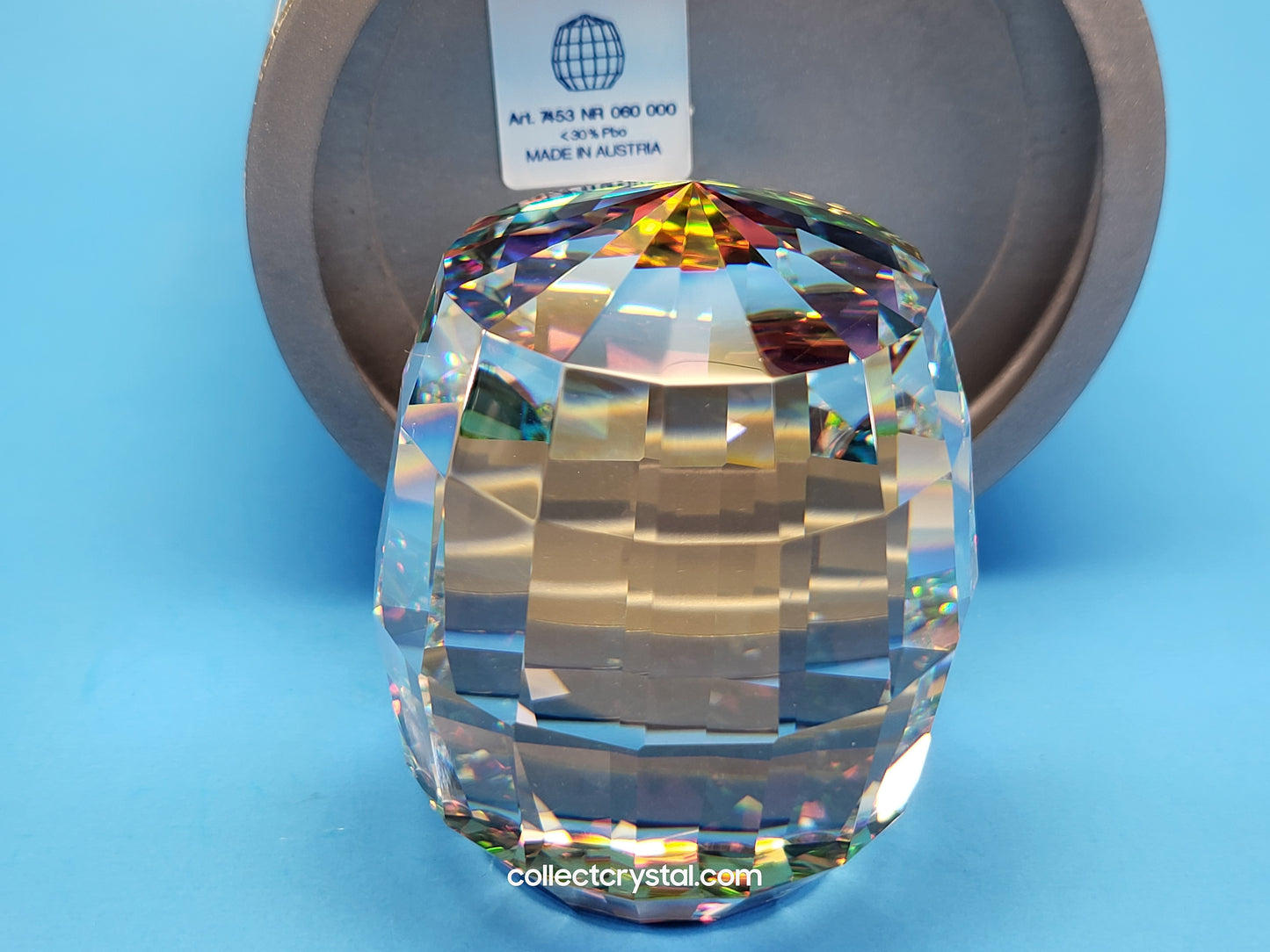 PAPERWEIGHT – BARREL / GRANATE / REVOLUTION – VITRAIL MEDIUM (VM) 011278
