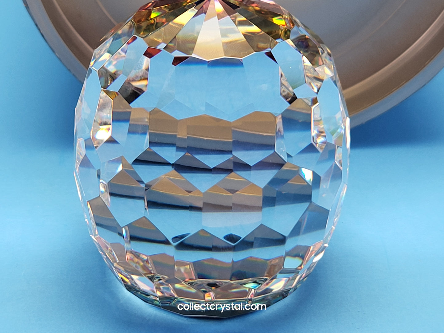 Atomic 70mm Volcano Crystal Paperweight Boxed