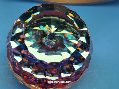 Atomic 70mm Volcano Crystal Paperweight Boxed