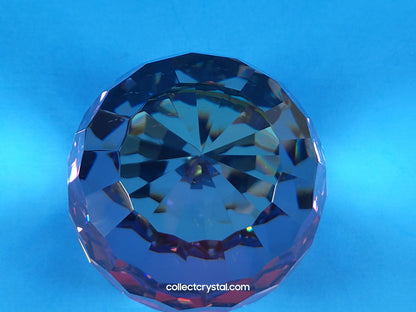 Atomic 70mm Volcano Crystal Paperweight Boxed