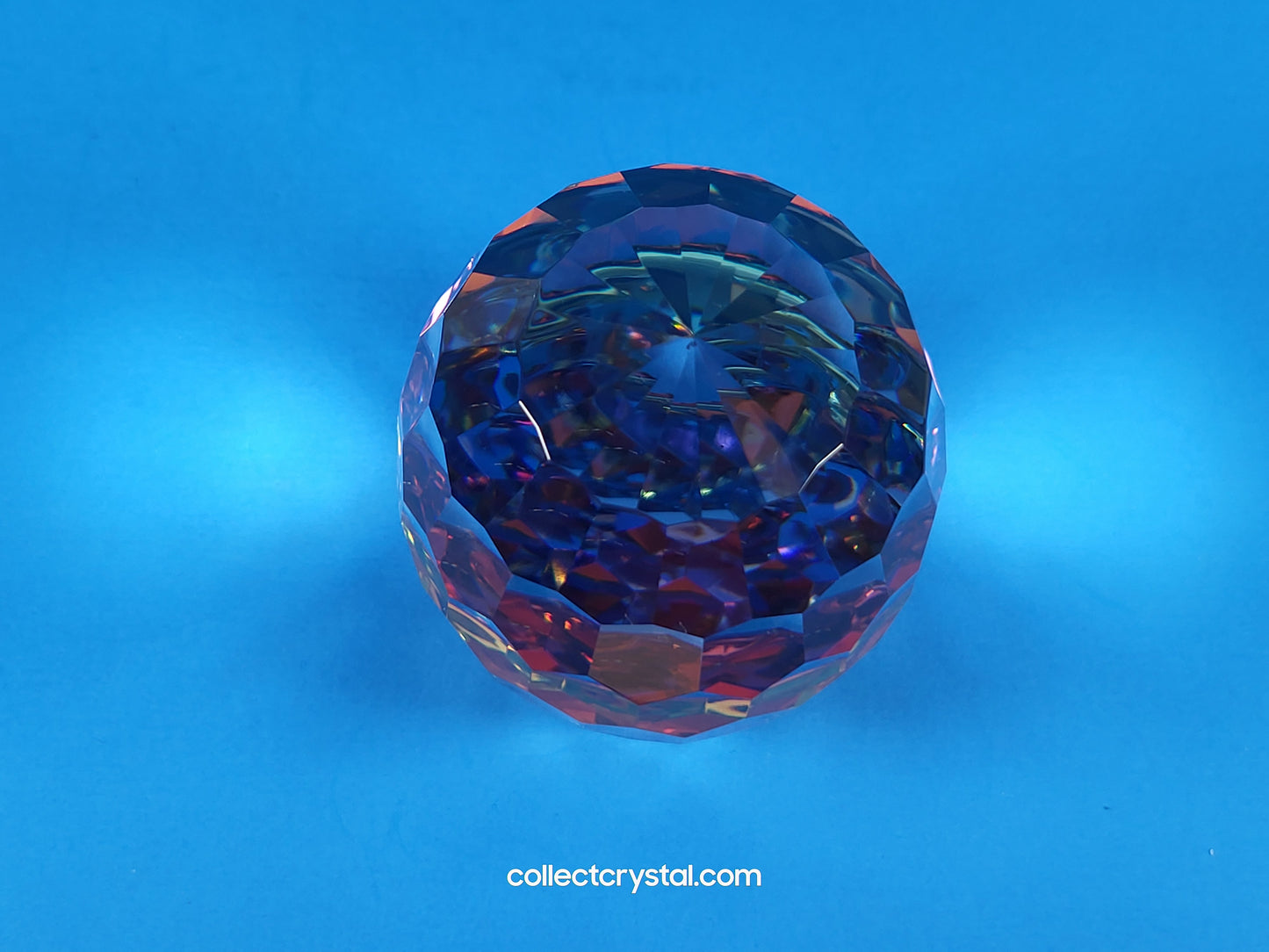 Atomic 70mm Volcano Crystal Paperweight Boxed