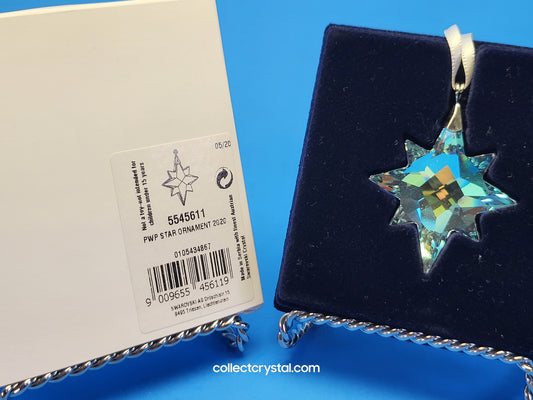 2020 CRYSTAL CHRISTMAS SMALL Aurora Borealis AB ORNAMENT  # 5545611