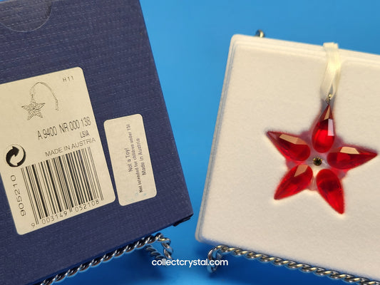 CHRISTMAS ORNAMENT – POINSETTIA RED SMALL 905210