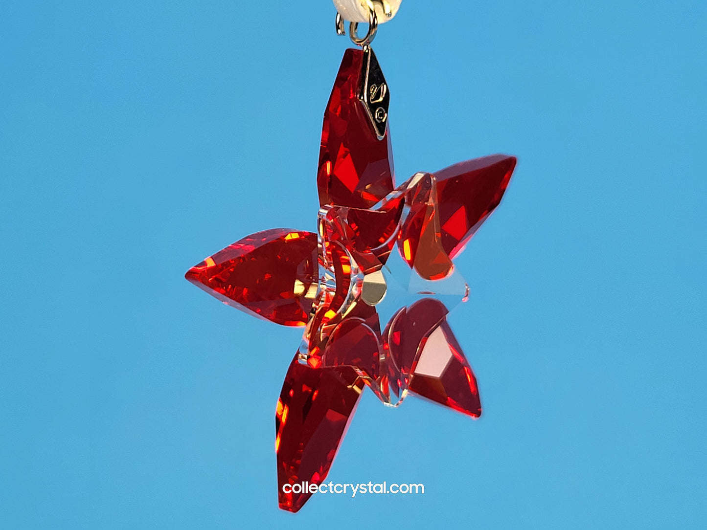 CHRISTMAS ORNAMENT – POINSETTIA RED SMALL 905210