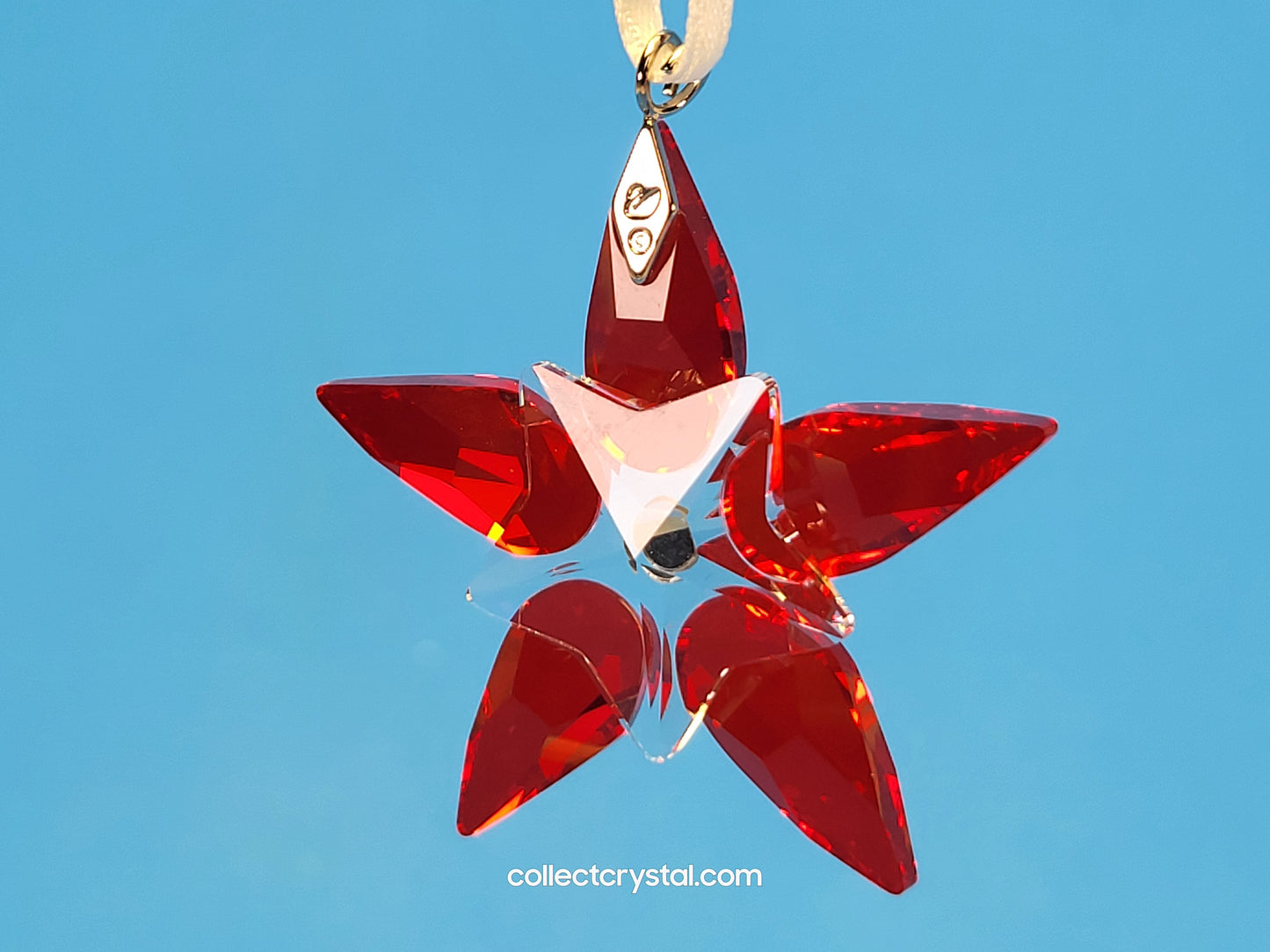 CHRISTMAS ORNAMENT – POINSETTIA RED SMALL 905210
