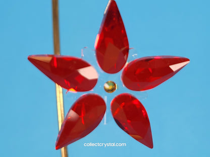 CHRISTMAS ORNAMENT – POINSETTIA RED SMALL 905210