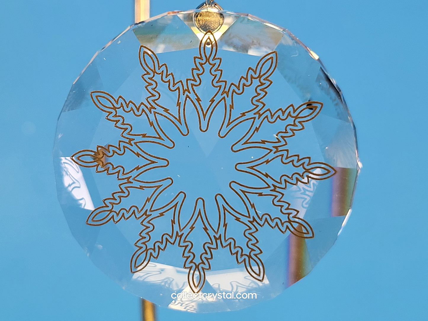 Winter Sparkle 2019 Christmas Crystal Ornament # 5465967