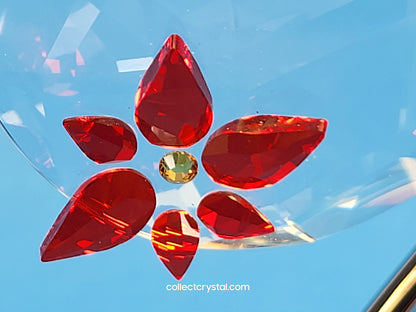 CHRISTMAS WINDOW ORNAMENT – POINSETTIA 905214