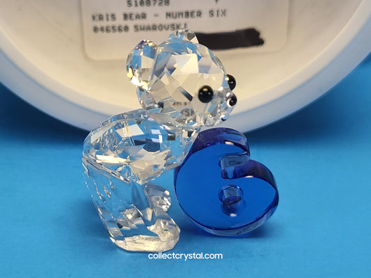 KRIS BEAR –BIRTHDAY BEAR FOR AGE  NUMBER 6 SIX # 5108728