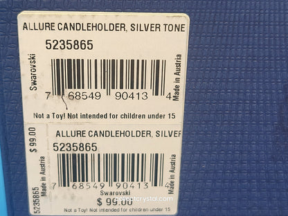 Giftware CANDLEHOLDER – ALLURE SILVER TONE 5235865