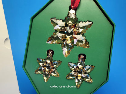 2024 CHRISTMAS ORNAMENT FESTIVE GOLD SET 5674401