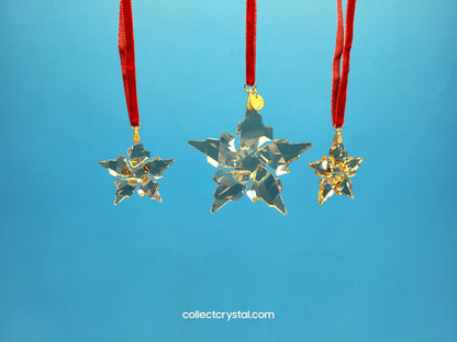 2021 CHRISTMAS ORNAMENT FESTIVE GOLD SET 5597133 Three piece set