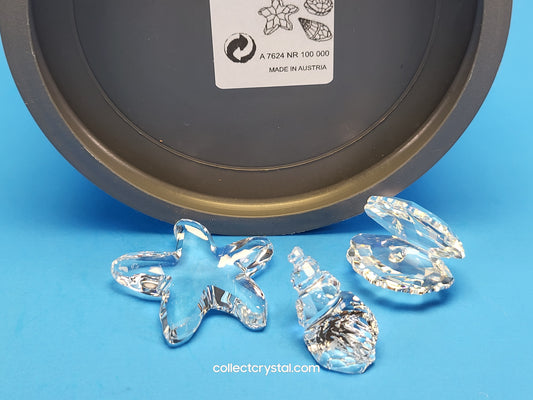 StarFish, Oyster, & Conch MARITIME Sea Shell TRIO # 7624 100 /  191697