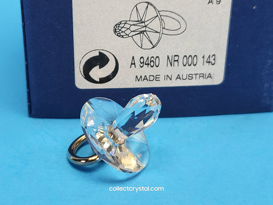 Crystal Memories Baby Pacifier with CLEAR RHODIUM # 626862