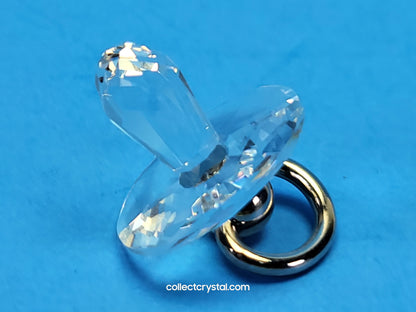 Crystal Memories Baby Pacifier with CLEAR RHODIUM # 626862